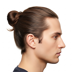 Full Man Bun hairstyle example