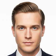 Comb Over hairstyle example