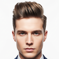 Quiff hairstyle example