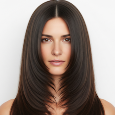 V-Cut hairstyle example