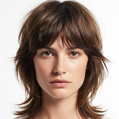 Modern Shag hairstyle example
