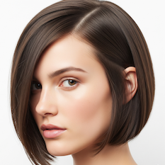 Asymmetrical Bob hairstyle example