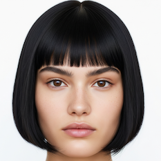 French Bob hairstyle example